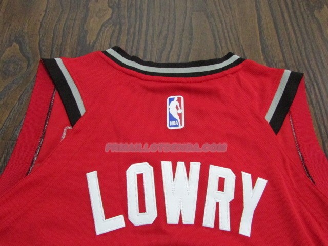 Maillot Basket Authentique Toronto Raptors Lowry 2017-18 7 Rouge